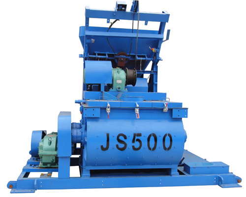 JS500 BETONNIERE heavy duty twinshaft mixer