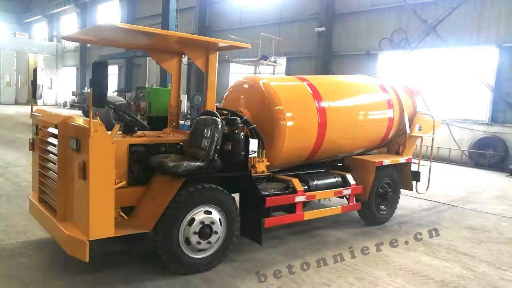 tunnel mixer truck delivered to Nepal