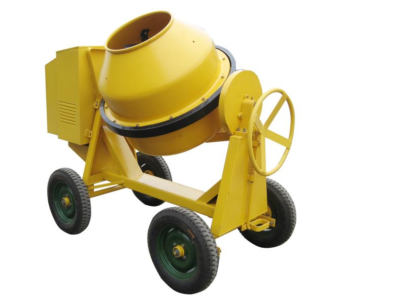 400l concrete mixer with gear ring cover