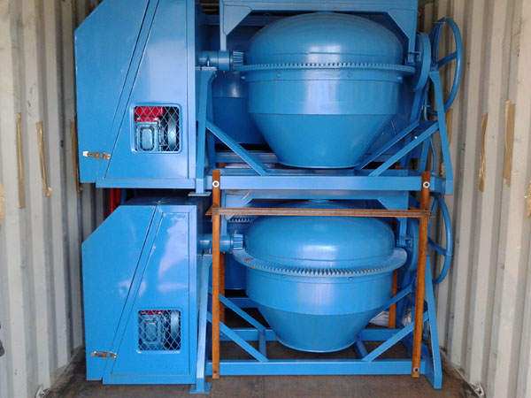 500l concrete mixer container loading quantity