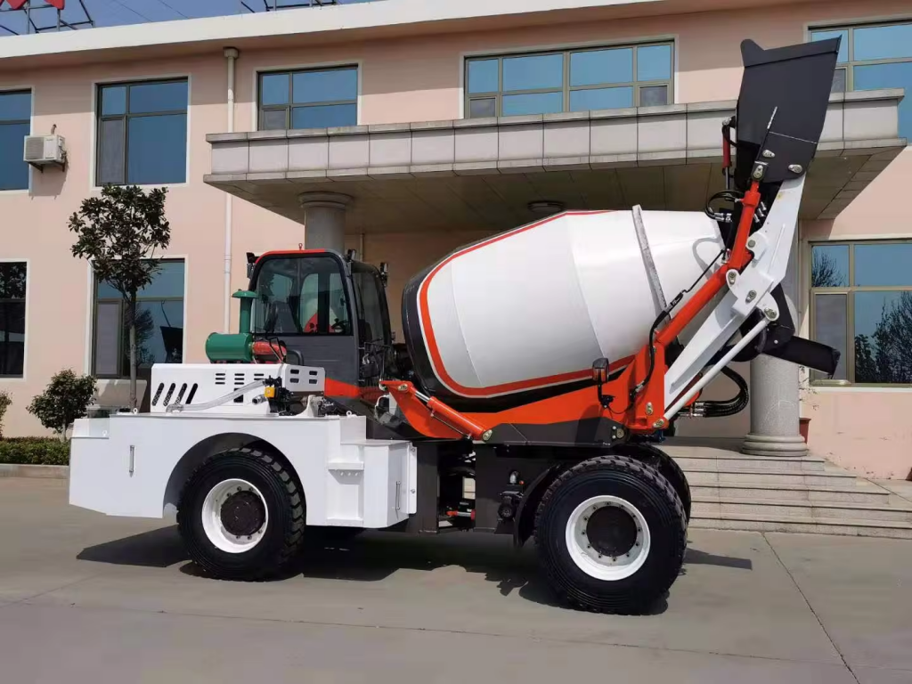 concrete mixer truck betonniere camion autochargeuse 3.2cbm