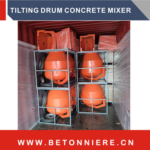 CONCRETE MIXER T400 container loading